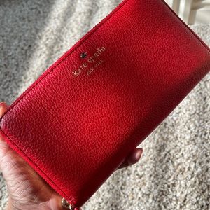 Kate Spade red wallet
